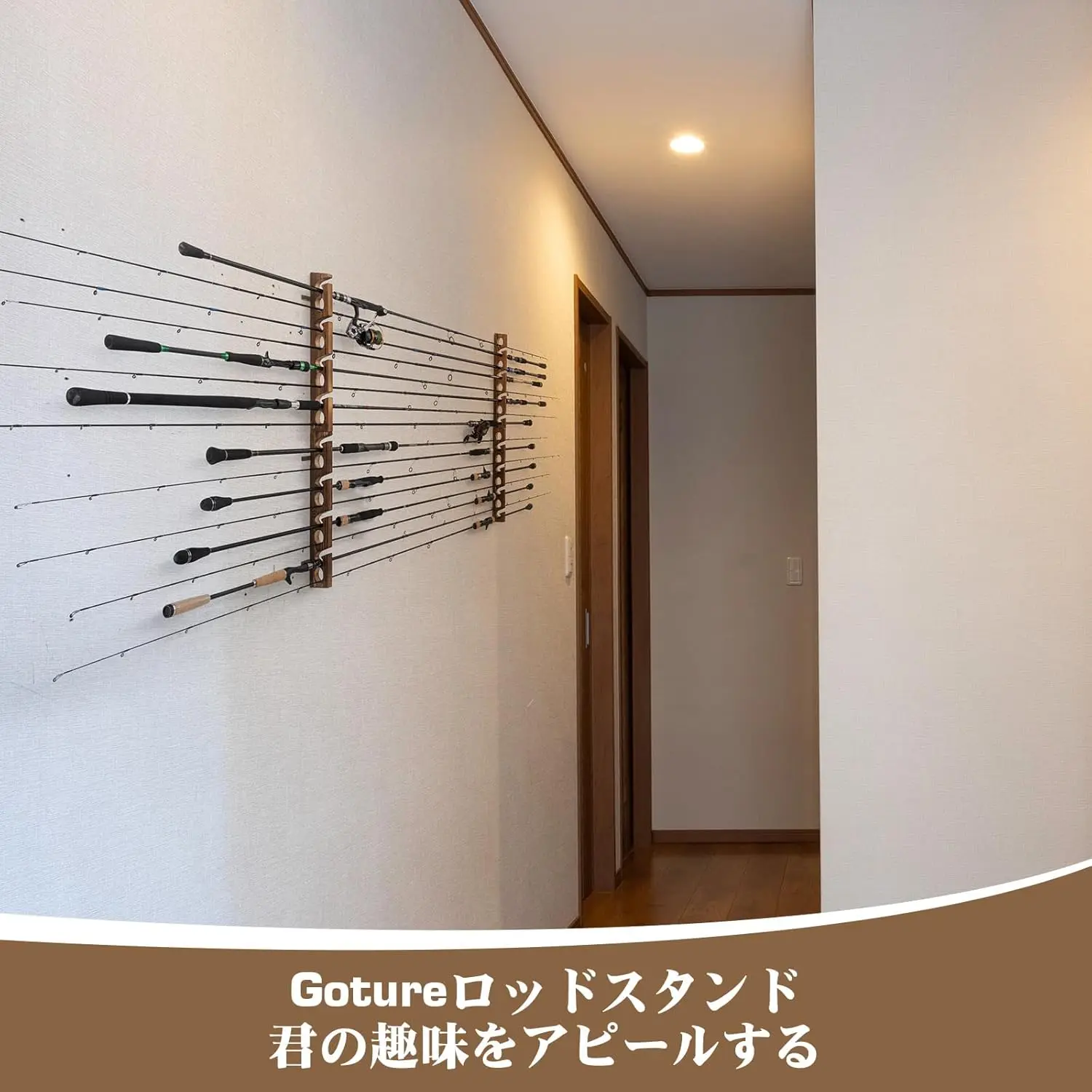 Fishing Rod Rack - Goture Fishing Rod Holders with 8