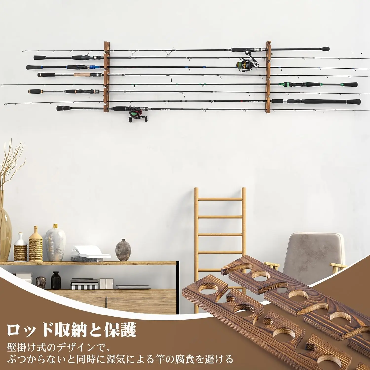 Goture Fishing Rod Holders wit - Fishing Rod Rack review and price