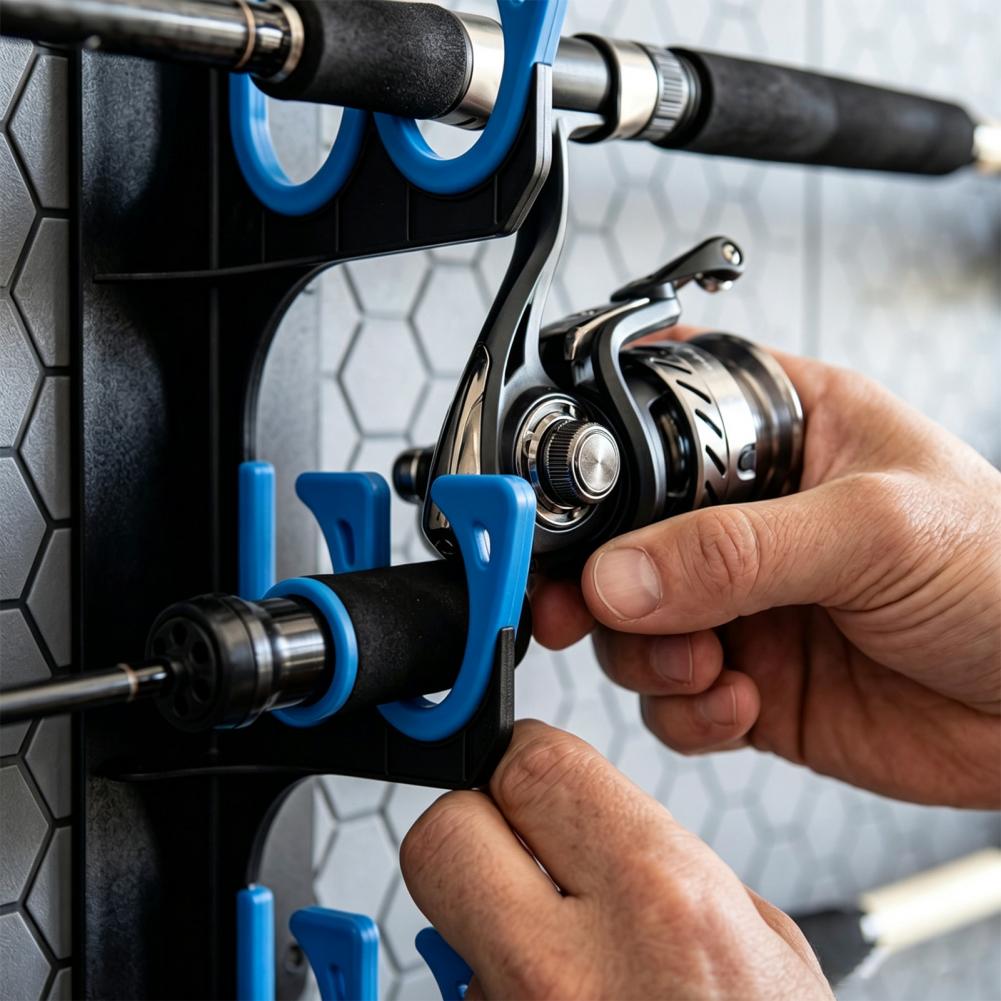 Wall Mounted Fishing Rod Rack  - Fishing Rod Rack review and price