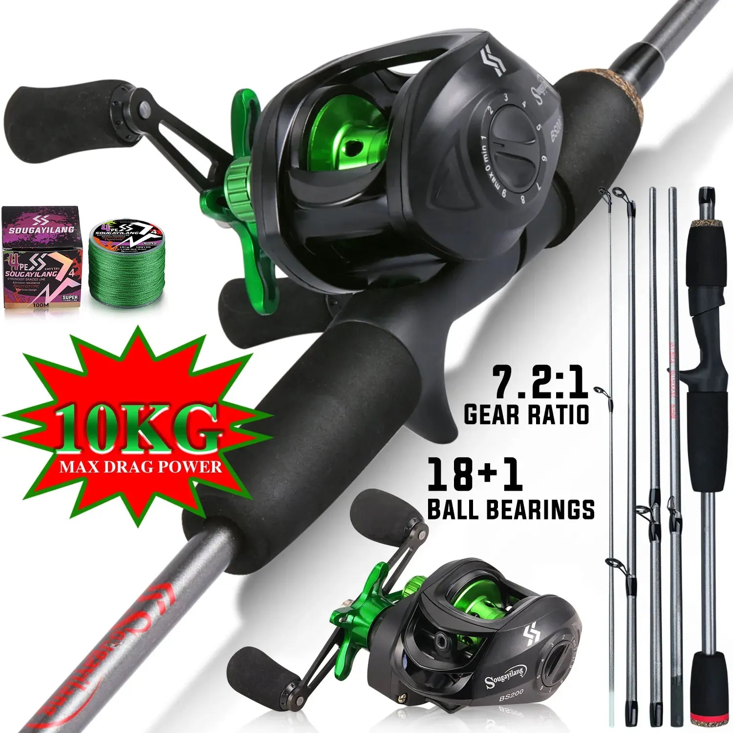 Sougayilang Fishing Rod Combo  - Fishing Rod Combo review and price