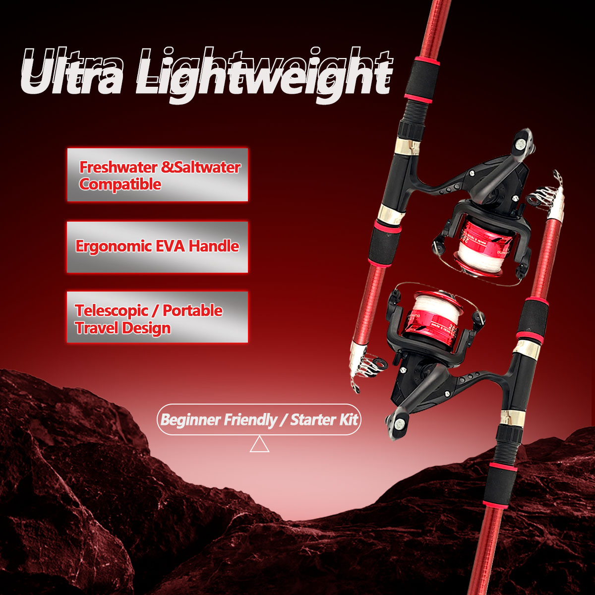 Spinning Fishing Rod and Reel  - Fishing Rod Combo review and price