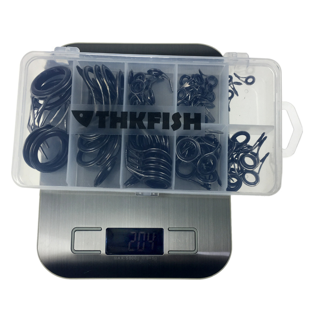 THKFISH 75pcs Fishing Rod Guid - Fishing Rod Building Kit review and price